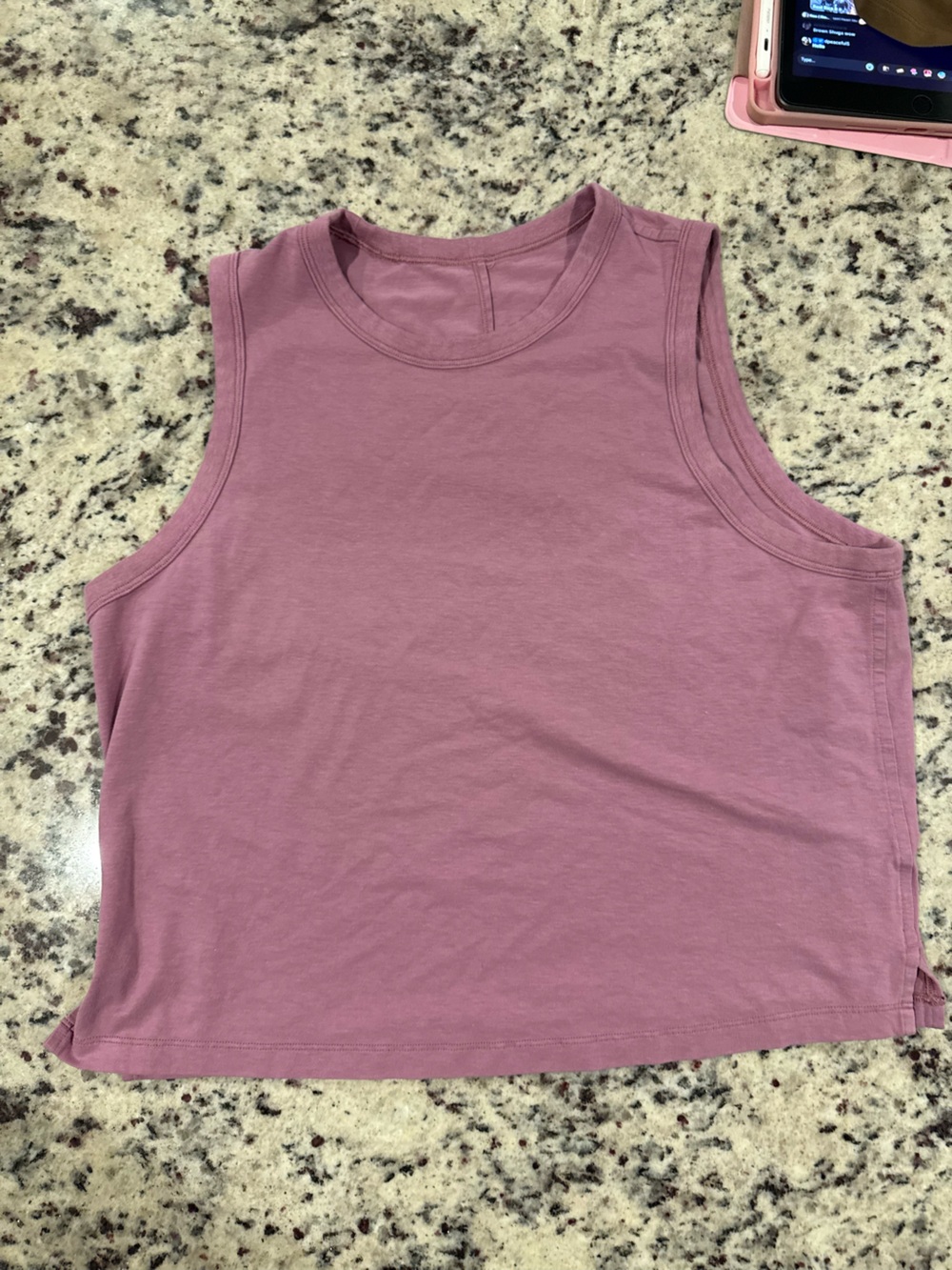 Lululemon classic fit cotton blend tank top